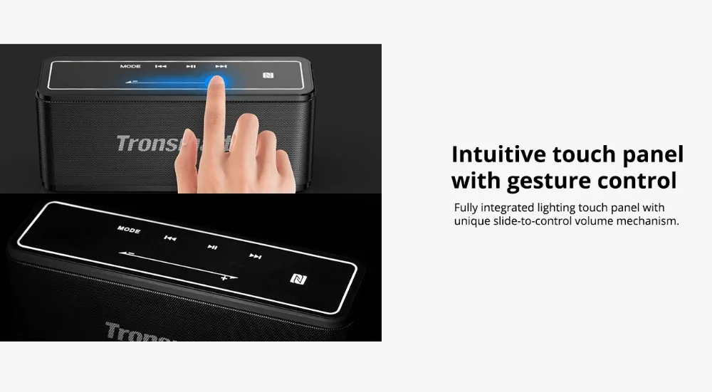 Tronsmart Element Mega Bluetooth Speaker Wireless Speaker 3D Digital Sound TWS 40W Output NFC 20m Portable Speaker MicroSD Card03