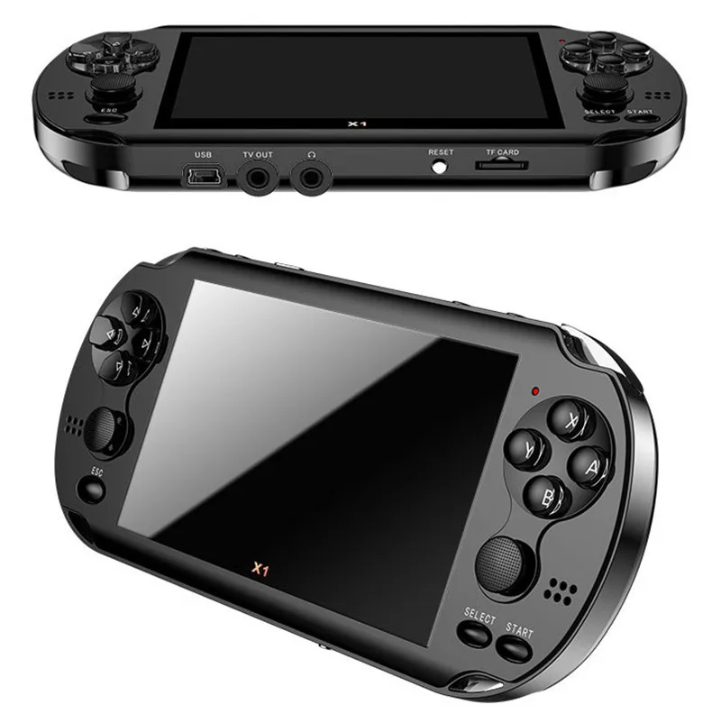 

8GB dual rocker handheld game console X1 nostalgic classic 4.3 inch screen handheld with camera video function