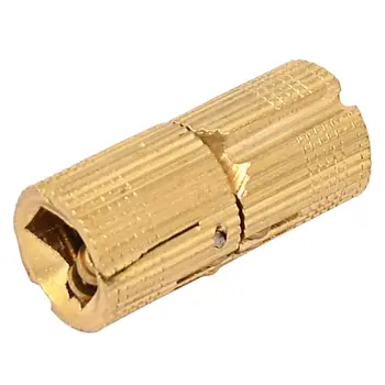 

Table Cabinet Door Box Concealed barrel hinge 14mm diameter brass yellow