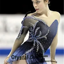 Платья для фигурного катания для девочек Модное Новое Брендовое платье для соревнований по фигурному катанию по индивидуальному заказу DR3133