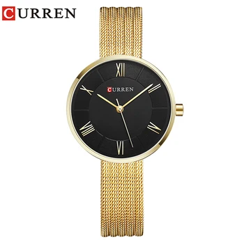 

CURREN 9020 Creative Women Watches Top Brand Luxury Quartz Bracelet Watch Female Hour reloj mujer Montre Femme zegarek damski