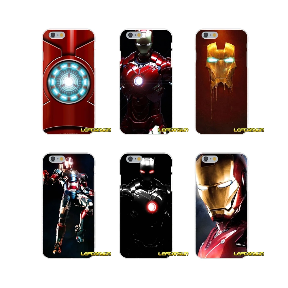 

For Xiaomi Redmi 3 3S 4A 5A Pro Mi4 Mi4C Mi5S Mi6X Mi Max2 Note 3 4 5A Superhero ironman Accessories Phone Shell Covers