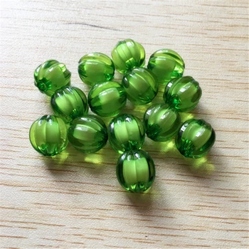 

(choose size) 20mm/16mm/14mm/12mm/10mm dark green color clear acrylic Watermelon beads in bead for Chunky Necklace!!
