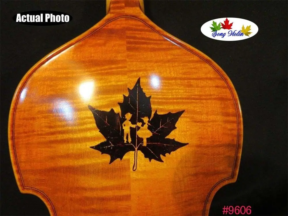 Baroque style SONG Brand Maestro inlayed maple leaf 5 strings violin 4/4 #9606 | Спорт и развлечения