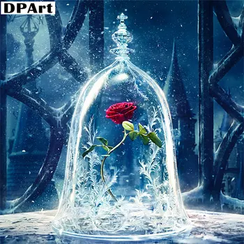 

Diamond Painting Full Square/Round Drill Rose 5D Daimond Painting Embroidery Cross Stitch Kit Mosaic Rhinestone Crystal A028
