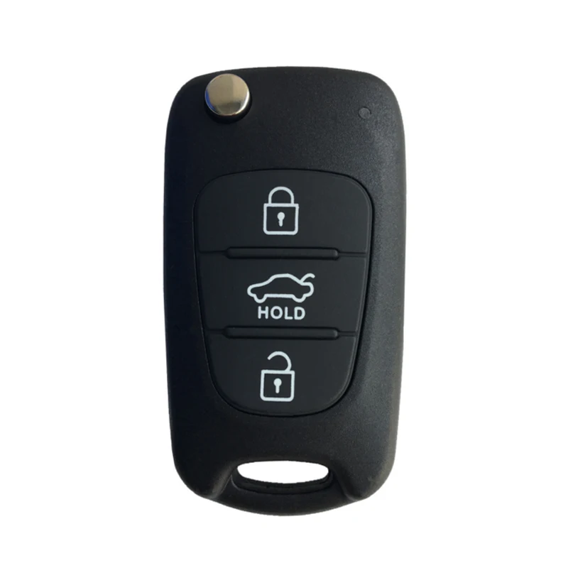 10 шт. 3 кнопки дистанционного ключа оболочки брелок для hyundai Avante I30 IX35 для Kia K2 K5 Sorento Sportage складной ключ автомобиля пустой чехол - Количество кнопок: style 1