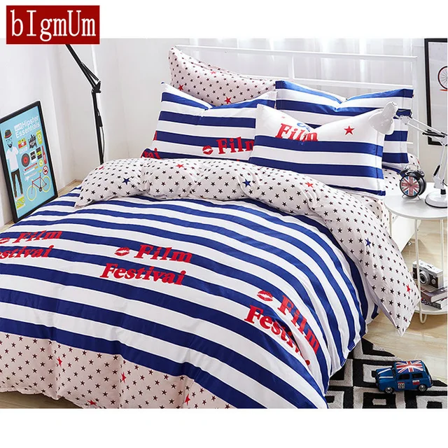 Cheap 100% Cotton Bedlinen Single Twin King Queen bedcover Cartoon Flower Leaves Striped Adult Kids Duvet Cover Pillowcase Bedding Set Cheap 100% Cotton Bedlinen Single Twin King Queen bedcover Cartoon Flower Leaves Striped Adult Kids Duvet Cover Pillowcase Bedding Set