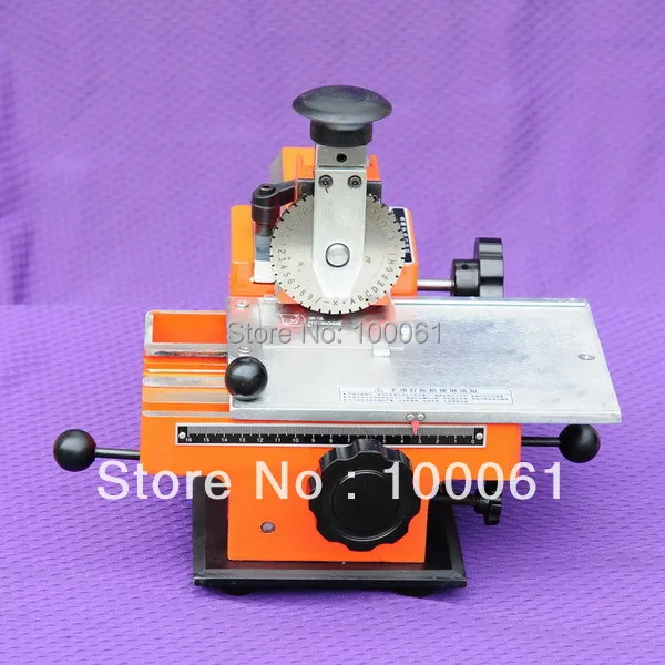 Buy Manual Metal Nameplate Letter Stamping Machine