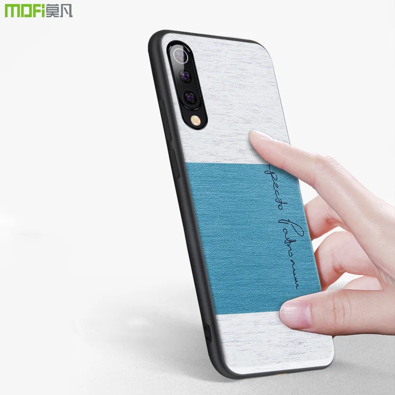Чехол накладка для xiaomi mi 9 SE мягкий хлопчатобумажный чехол с рисунком из голубой