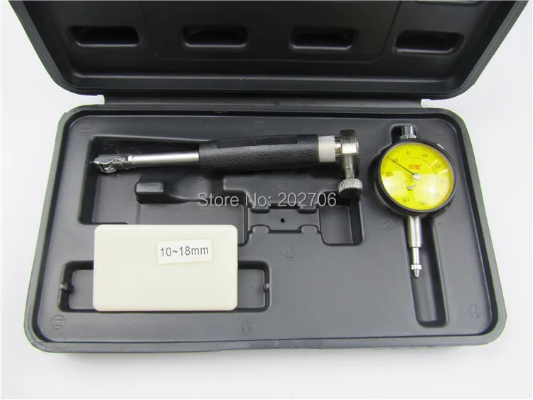 Buy High quality 10 18mm Dial bore gauge with 0 3mm