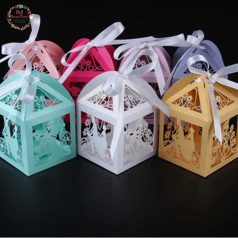 groom party wedding candy box butterfly wedding box gift box wedding ...