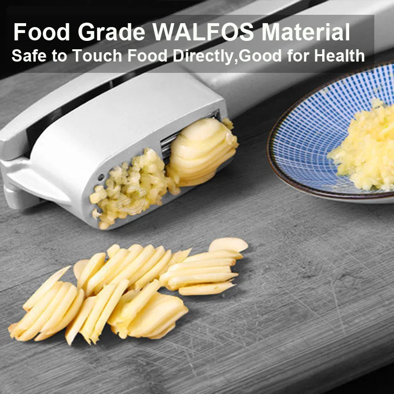 WALFOS Многофункциональные кухонные инструменты для приготовления пищи 2 в 1 из нержавеющей стали цветной пресс для чеснока