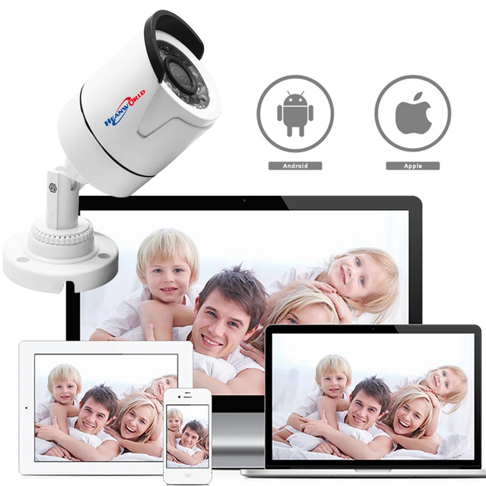 HD H.265 1080P IP камера наружная видео контрольная пуля камера Водонепроницаемый Аудио безопасности CCTV камера приложение PC п