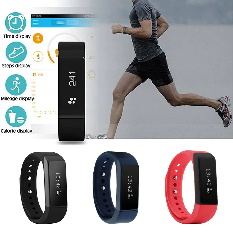 New Bluetooth 4 0 Smart Wristband Sport Bracelet Band Pedometer Sleep Health Fitness Tracker Activity Wristbands
