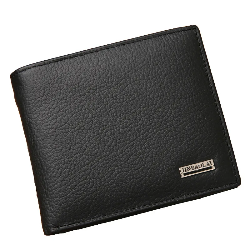 100% Genuine Leather Mens Wallet Premium Product Real Cowhide Wallets for Man Short Black Walet Portefeuille Homme Short Purses 100% Genuine Leather Mens Wallet Premium Product Real Cowhide Wallets for Man Short Black Walet Portefeuille Homme Short Purses