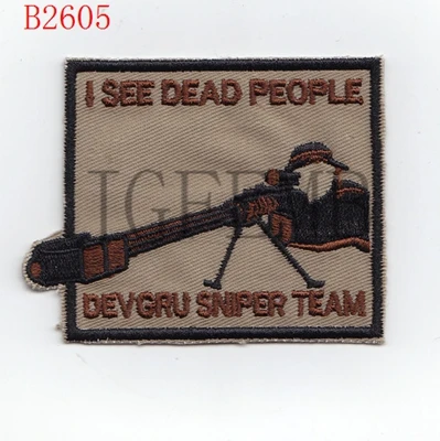 Devgru снайперская команда вышивка патч значки - Цвет: B2605