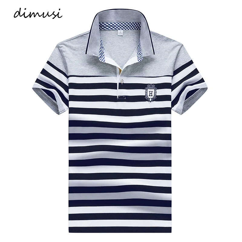 

DIMUSI Summer Men Polo Shirts Male Fashion Cotton Short Sleeve Slim shirts Mens Polo Tops Tees Para Hombre Brand Clothing 4XL