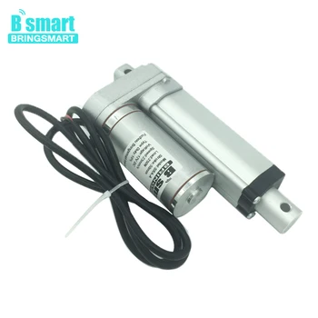 

Bringsmart SRA-A 50mm Stroke 12V DC Linear Actuator 4-27mm/s 150KG Load 12-48V DC 1500N Heavy Duty Tubular Electric Putter Motor