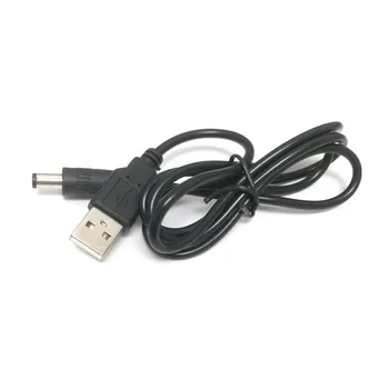 

1PC USB charging cord 9V step-up DC cable round connector 5.5X2.1mm 1meter long