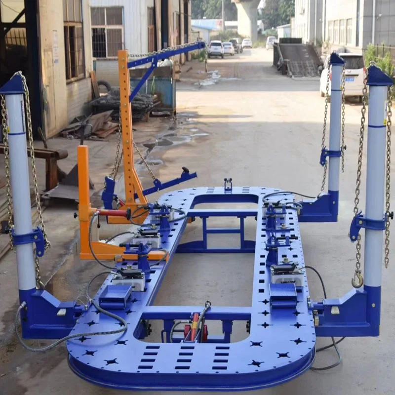 

auto body frame machine Manganese steel car bench platform with two towers and 360 degree rotation with good quality