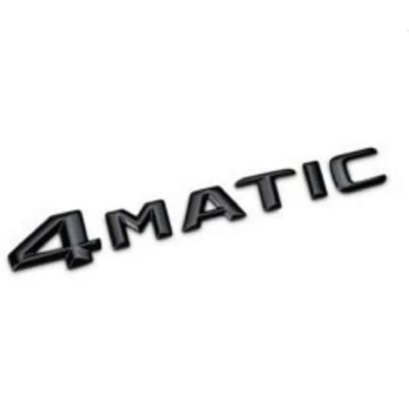 Числа буквы 4matic багажник эмблема хром серебряные значки для автомобиль mercedes benz