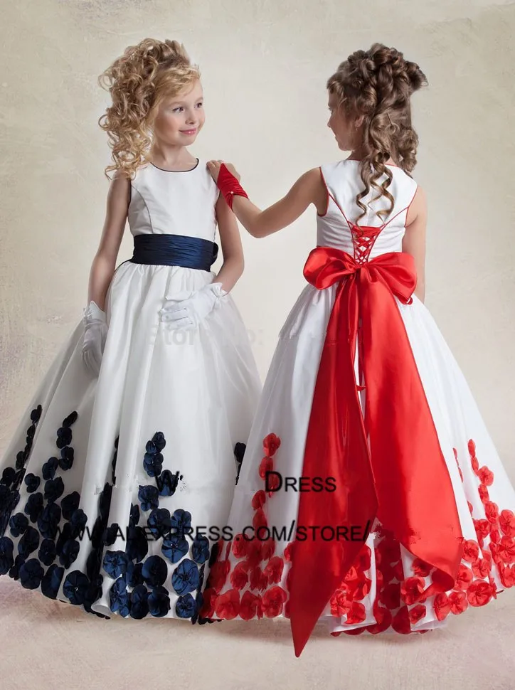 Popular Navy Blue Flower Girl Dresses-Buy Cheap Navy Blue ...