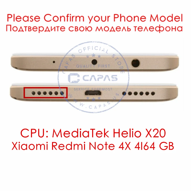 Для Xiaomi Redmi Note 4X MediaTek ЖК дисплей + рамка дигитайзер сенсорный экран в сборе для 4 Гб
