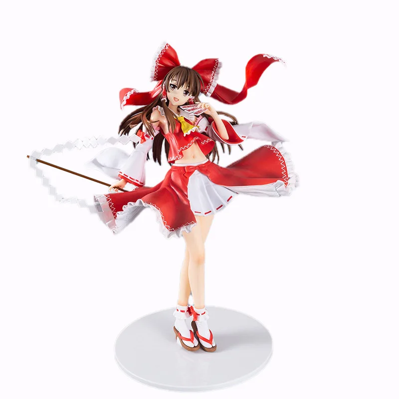 

Big Size 42CM FREEing B-style TouHou Project Sexy Girls Psychic Hakurei Reimu 1/4 Painted Figure Collectible Model Toy figura