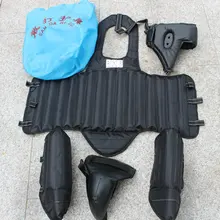 Для взрослых боксерская защитная одежда jockstrap нагрудный протектор защита для головы legguard Sanda Защитный протектор