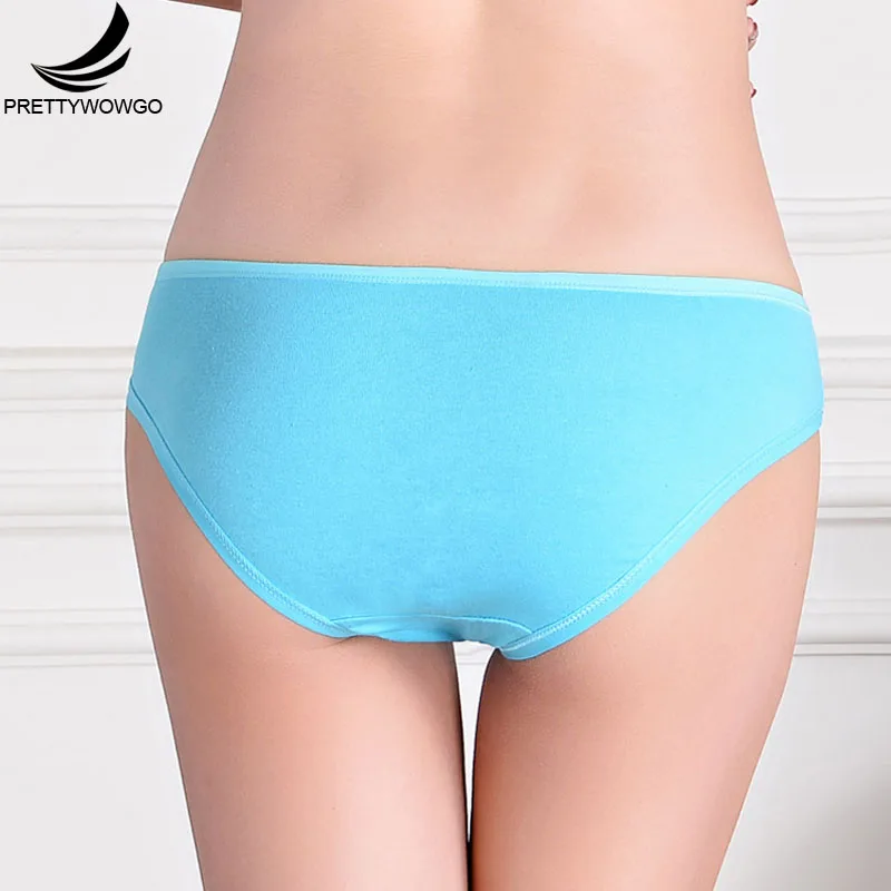 Prettywowgo 6 pcs/lot 2018 Hot Sale High Quality Hollow Out Cotton Panties For Ladies Sexy Women's Briefs 6788