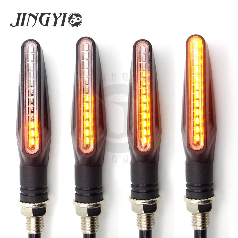 

LED motorcycle cover turn signals Lights water flowing For suzuki GSX S750 GSR 750 GSXR 600 K7 SV BANDIT 400 SV BURGMAN #ED3041