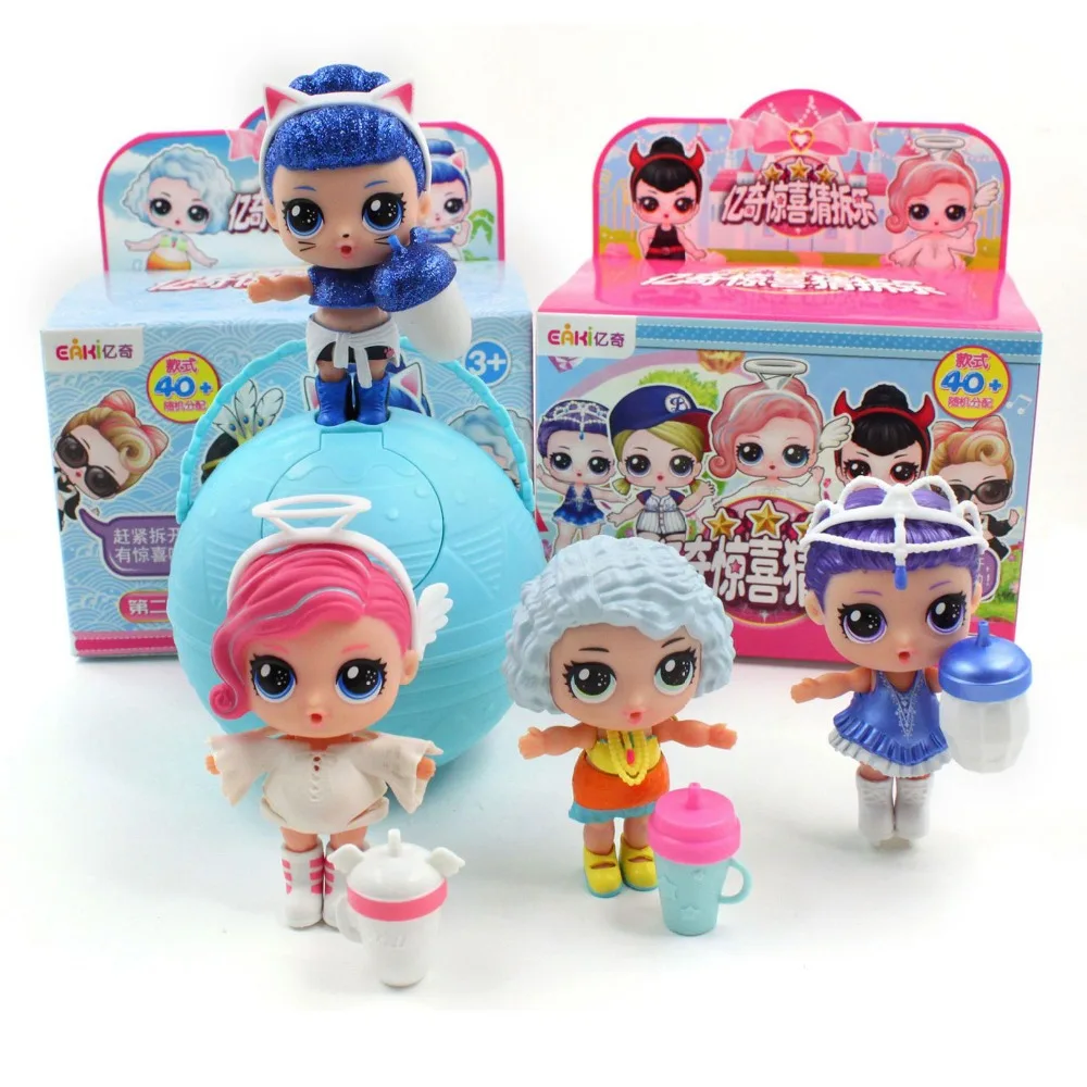 

2019 Eaki All Series Genuine DIY Kids Toy for lol Dolls with Original Box Puzzle Toys Blind box for Children Birthday Gifts