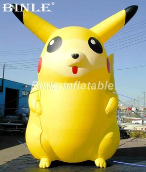 

Cheap custom 3mH inflatable Pikachu model cartoon characters for advertising