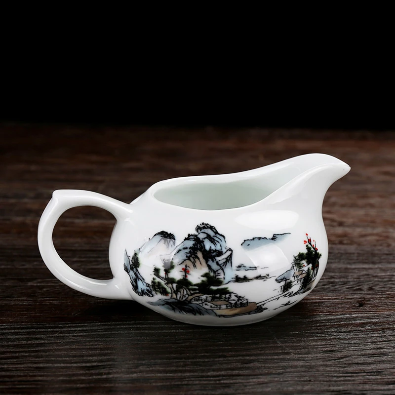 Керамический заварочный чайник чайный набор утечки кунг-фу чайный сервиз аксессуары чай утолщенный термостойкий чайный набор домашняя кружка керамическая - Цвет: D