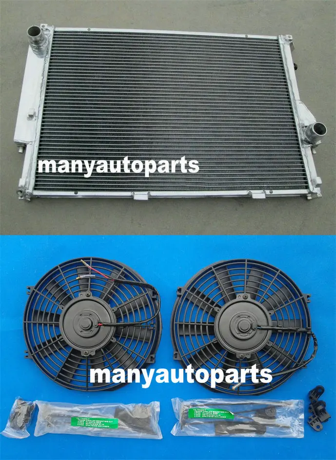 56mm aluminum radiator BMW 5 E34 M5 530i//535i; 7 E32 730i//730iL//735i//735iL MT