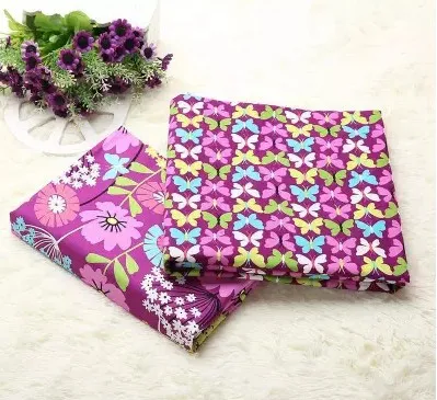 DIY sewing fabric 2015US VB100% cotton 1lot / 2 pieces 50cm * 150cm Pteris red flower Bedclothes free ship | Дом и сад