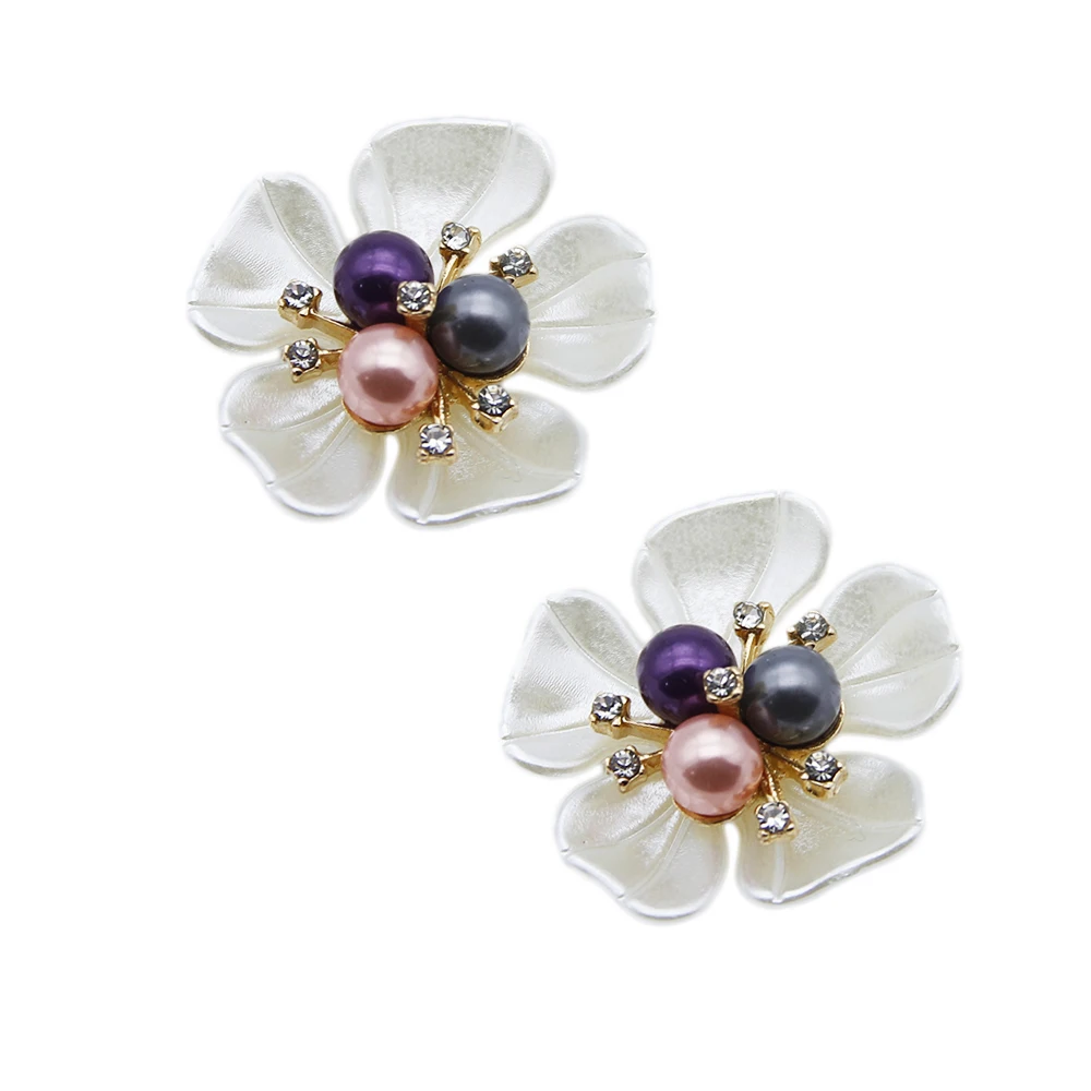 

david angie 10pcs/lot Flowers Series DIY Accessories Jewelry Hairhip Shoes Bag ,DIY Handmade Materials,10Yc5966