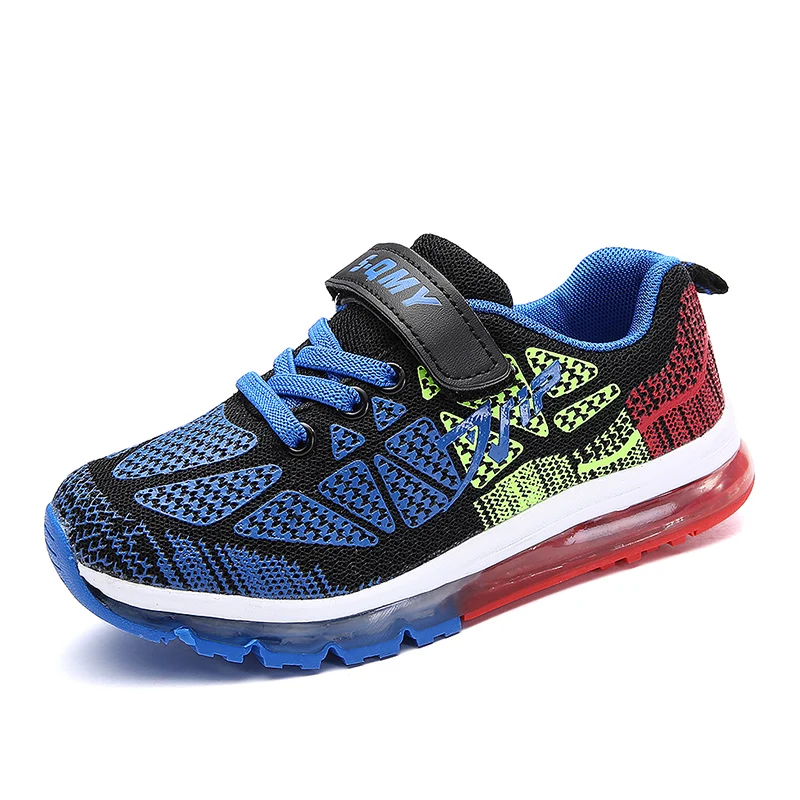 

2018 Children Shoes Fashion Boy Casual Shoes Breathable Lace Up Girl Sport Shoes Flats Kids Sneakers