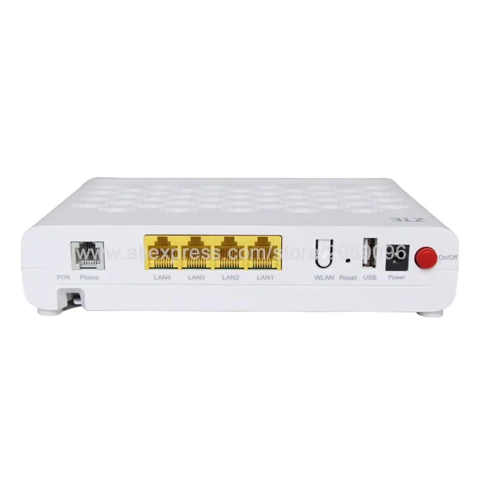 

ZTE F660 6.0 GPON ONU ONT Router Support FTTH HGU Mode 1GE+3FE+1TEL+USB+wifi Same function as F668 GPON ONU ONT