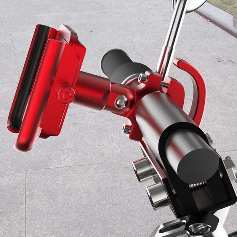 Горный велосипед Поворотный Кронштейн для мобильного телефона Электрический мотоцикл общий навигационный кронштейн алюминиевый сплав Кронштейн для мобильного телефона