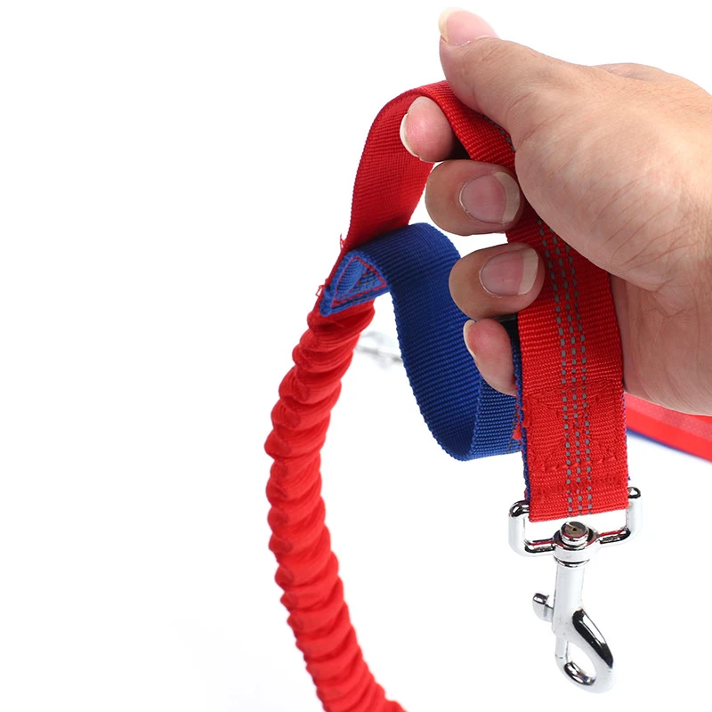 New Elastic Dog Traction Belt Rope Set Dog Leash Pet Run with Keeper Pets Sport Leash With Belt Free Hand Multifunctional Leash0