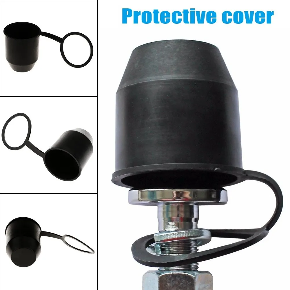

Hot Black Tow Bar Ball Cover Cap Car Towing Hitch Towball Trailer Protection Cap BX