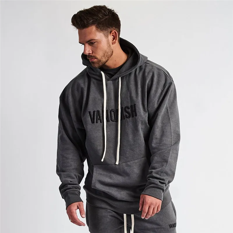2019 New Vanquish Men Set Running Jogger Oversized Tracksuit Autumn Fitness Bodybuilding Hoodies+Pants Sport Jacket Winter Male 2019 New Vanquish Men Set Running Jogger Oversized Tracksuit Autumn Fitness Bodybuilding Hoodies+Pants Sport Jacket Winter Male