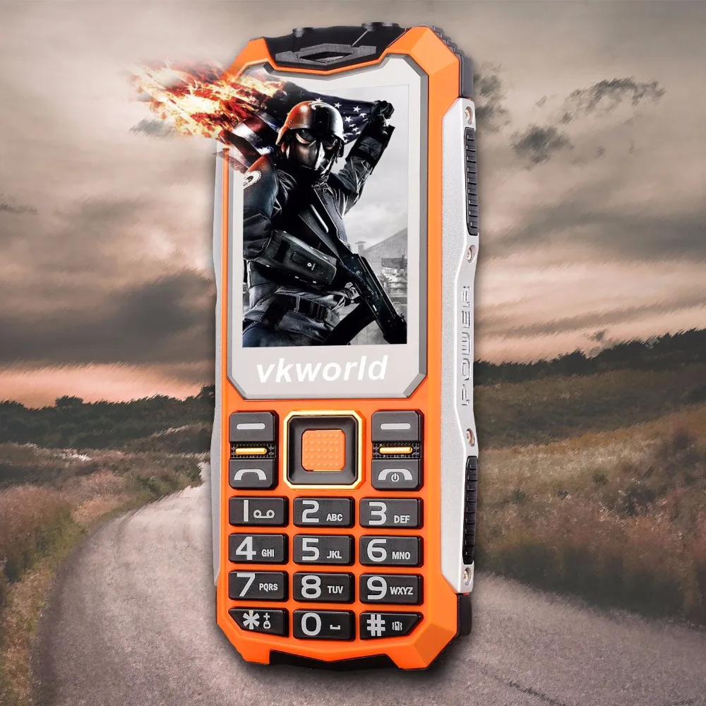 100% Оригинальный vkworld Stone V3S 2 4 дюймов мобильный телефон GSM русская клавиатура на