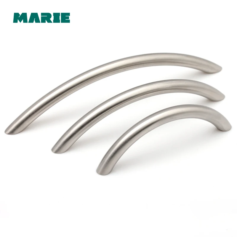 304 Stainless Steel Cabinet Door Furniture Handles Kitchen Modern Dining Table Drawer Knobs and Pulls