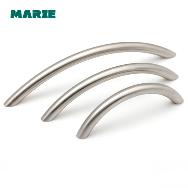 Us 6 97 40 Off 304 Stainless Steel Cabinet Door Furniture Handles Kitchen Modern Dining Table Drawer Knobs And Pulls In From Home