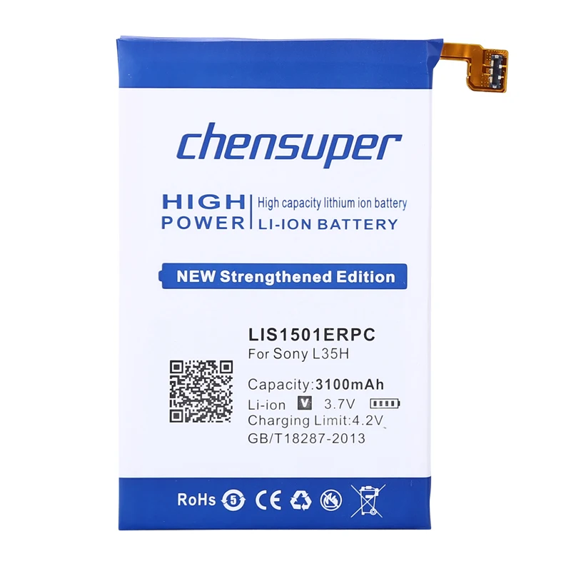Новый аккумулятор chensuper 3100 мАч LIS1501ERPC для Sony Ericsson Xperia ZL L35H lt35i C6503 C6506