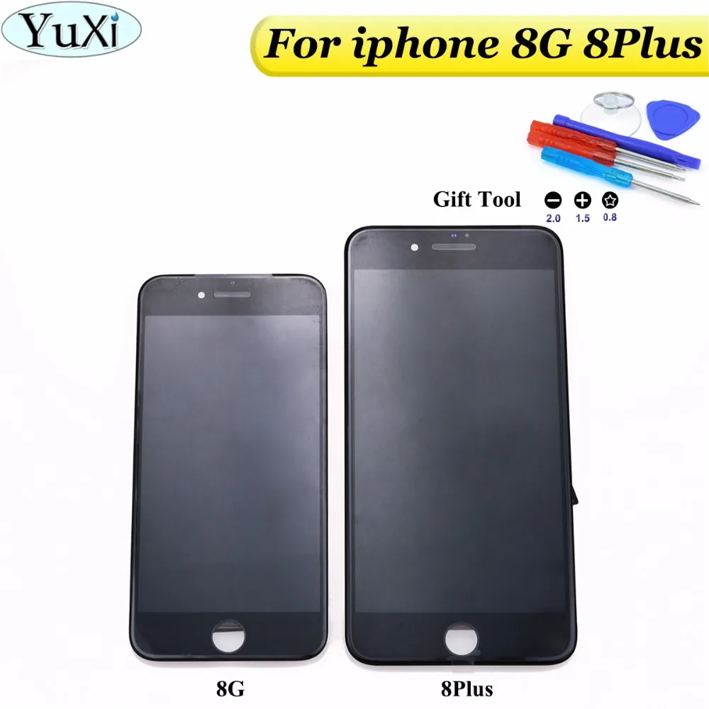 

YuXi 1PCS For iPhone 8 8G LCD Display 3D Touch Screen Digitizer Assembly Replacement LCD For iPhone 8 Plus