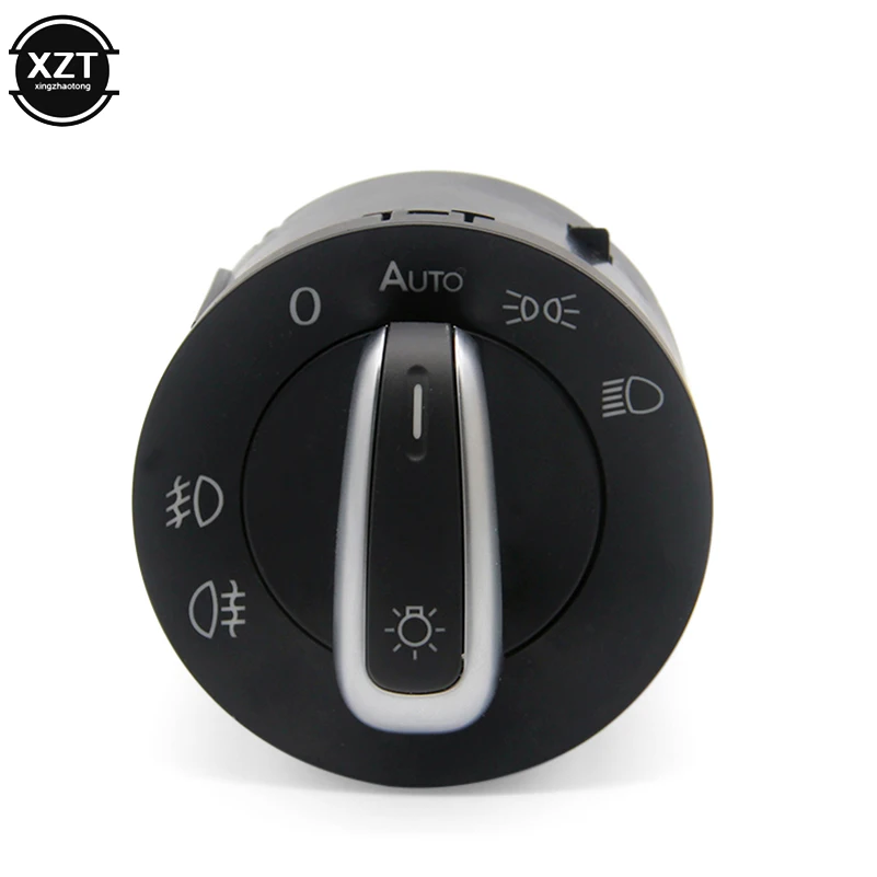 Black Auto Euro Headlight Fog Light Switch Control ForVW Passat CC forJetta MK5 MK6 VI 6 Golf 5ND 941 431 B 5ND941431B New | Автомобили и