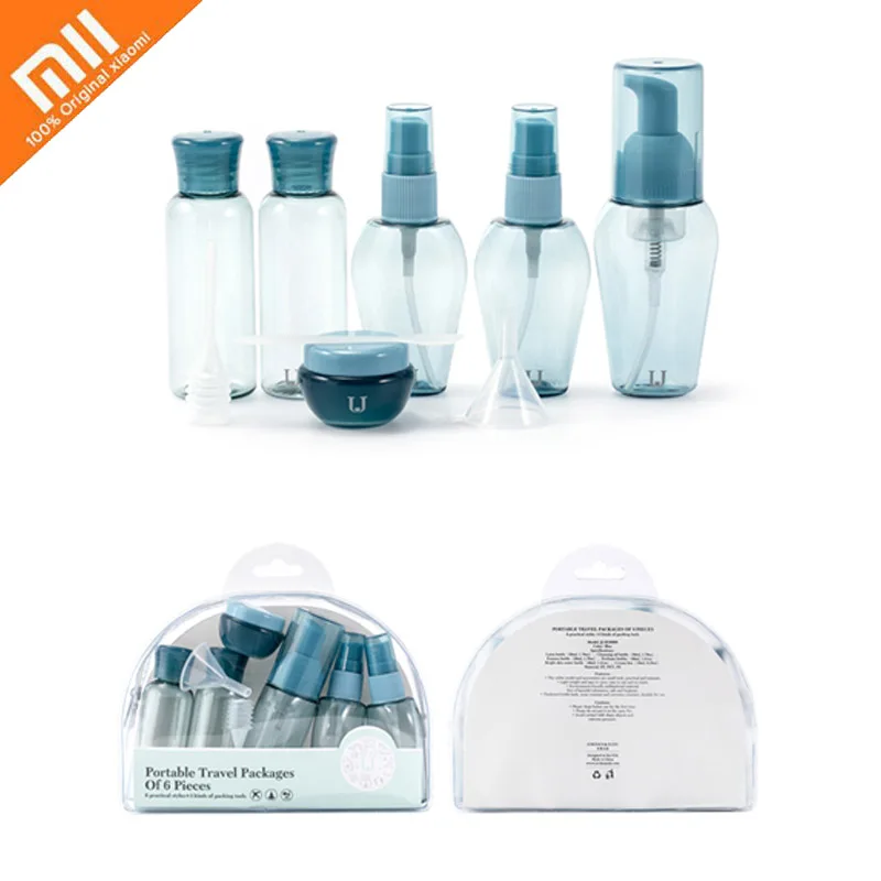 

Original Xiaomi Travel Sub-bottle Type Fine Mist Small Spray Bottle Spray Bottle Cosmetic Hydrating Small Smart Bottle Set